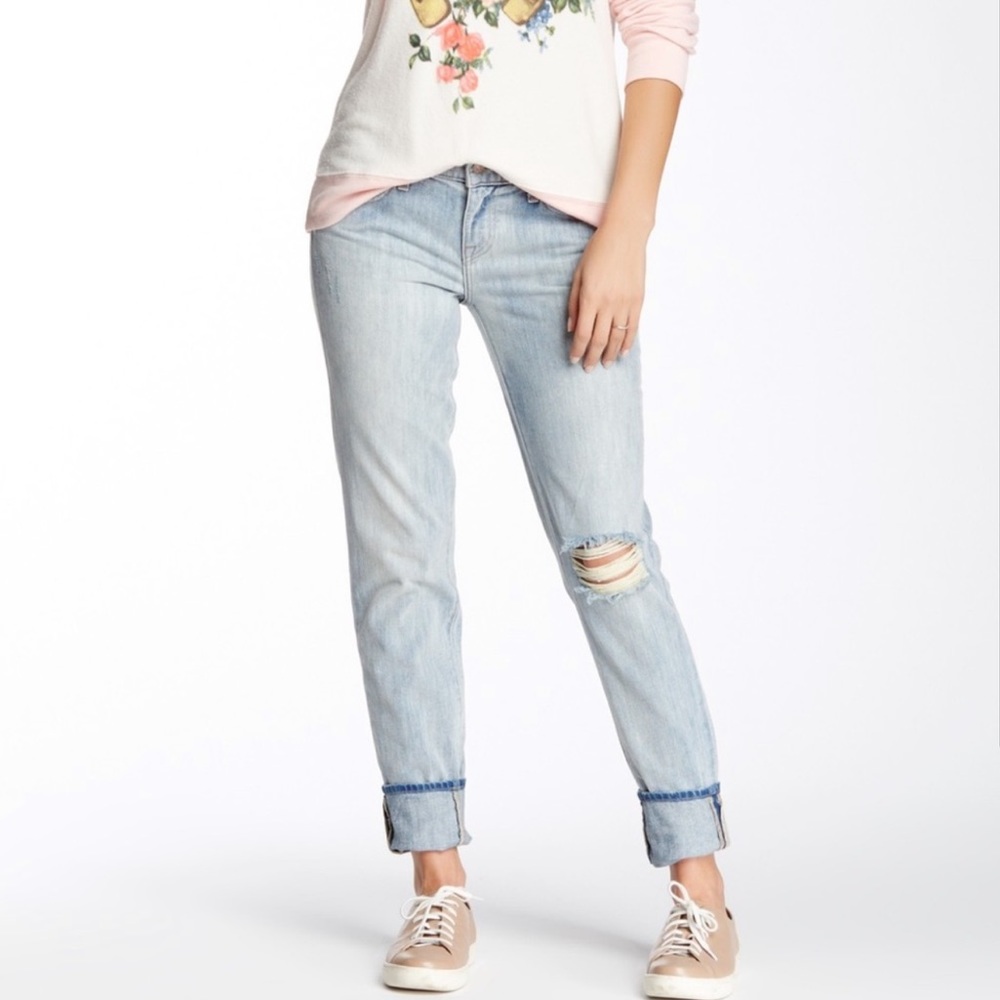 NWT Wildfox 'The Carmen' Distressed Low Rise Skinny Jean